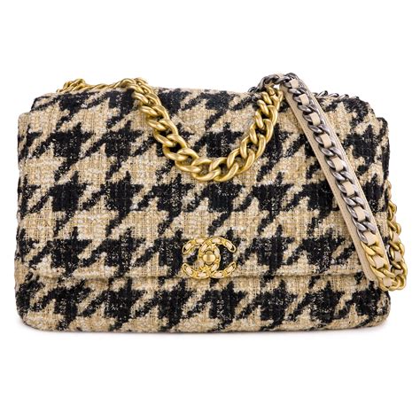 chanel flap bag tweed